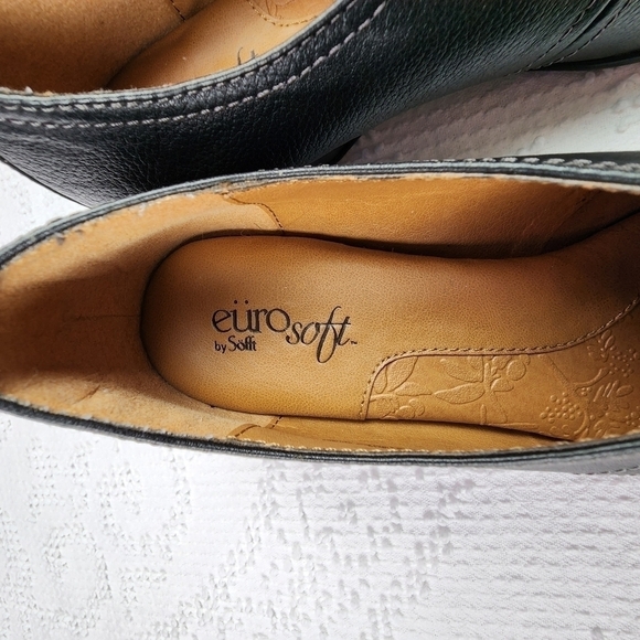 Söfft Eüro Soft Black Wedge Shoes - Picture 2 of 11